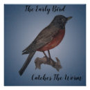 Zoek naar vroege vogels posters De vroege vogel