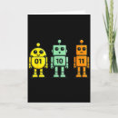 Zoek naar binair kaarten Robot