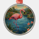 Zoek naar roze flamingo ornamenten Retro