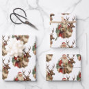 Zoek naar vintage santa claus cadeaupapier Patroon