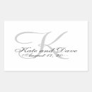 Zoek naar monogram rechthoekige stickers Voor haar