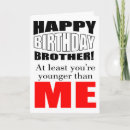 Zoek naar zuster grappig verjaardagskaarten Voor hem