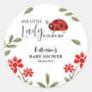 Zoek naar lieveheersbeestje baby shower stickers Polka dot