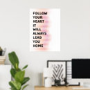 Zoek naar volg uw hart posters Voor iedereen