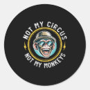Zoek naar grappige apen stickers Aap