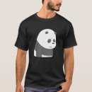 Zoek naar panda gezicht tshirts Schattig