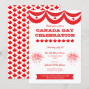 Zoek naar canada day party uitnodigingen Maple leaf