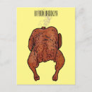 Zoek naar cartoon kip briefkaarten Rooster