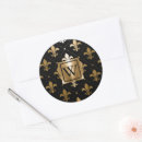 Zoek naar fleur de lis stickers Goud
