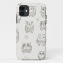 Zoek naar uil patroon iphone hoesjes Dier