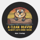 Zoek naar grappige bever stickers Elk persoon