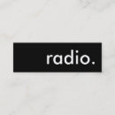 Zoek naar radio visitekaartjes Omroep