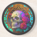 Zoek naar schedel onderzetters Voor iedereen