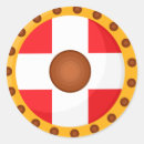 Zoek naar middeleeuwse schilden stickers Warrior