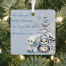 Zoek naar schattige pinguïn ornamenten Kerst