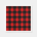 Zoek naar buffalo plaid papieren servetten Rood