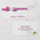 Zoek naar ribbon visitekaartjes Polka dot