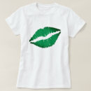 Zoek naar kus lippen tshirts Groen