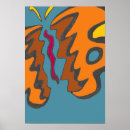 Zoek naar oranje vlinder posters Abstract