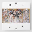 Zoek naar mucha klokken Lithografie