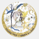 Zoek naar maan en sterren stickers Baby shower dank u