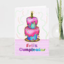 Zoek naar feliz cumpleaños kaarten Spaanse verjaardagskaart