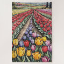 Zoek naar tulips puzzels Holland