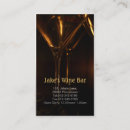 Zoek naar wijn glas visitekaartjes Pub