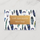 Zoek naar waterverf veer visitekaartjes Voor haar