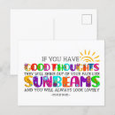 Zoek naar positieve gedachten briefkaarten Inspirerend