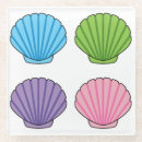 Zoek naar seashell onderzetters Pastel