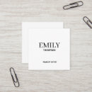 Zoek naar vierkante visitekaartjes Vaag