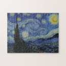 Zoek naar beroemde kunst puzzels Sterrennacht