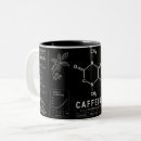 Zoek naar cafeïne molecule mokken Wetenschap