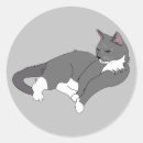 Zoek naar russische blauwe kat stickers Grijs