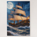 Zoek naar maanlicht puzzels Schip