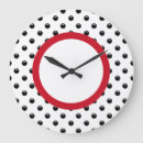 Zoek naar polka dot klokken Hedendaags