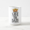 Zoek naar save the date mokken Bruid