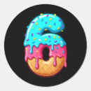 Zoek naar nummer 6 stickers Zes zeven mode