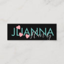 Zoek naar hartslag visitekaartjes Trendy