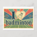 Zoek naar badminton briefkaarten Liefde