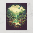 Zoek naar mystiek briefkaarten Bos