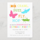 Zoek naar insecten verjaardag uitnodigingen Meisje