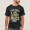 Zoek naar sojasaus tshirts Sashimi