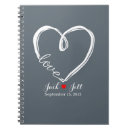 Zoek naar oneindigheid notitieboeken Hart