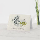 Zoek naar zebra verjaardagskaarten Safari