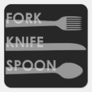 Zoek naar vork mes stickers Zilverwerk