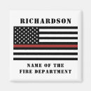 Zoek naar dunne magneten Brandweerman