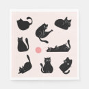Zoek naar zwarte katten servetten Kattenliefhebbers