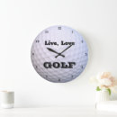 Zoek naar golfbal klokken Zwart